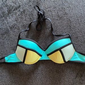 Xhilaration Neon Bathing Suit Top
